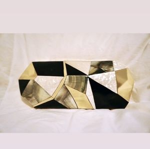 Rare RAFE New York Maryanne Faceted Minaudiere